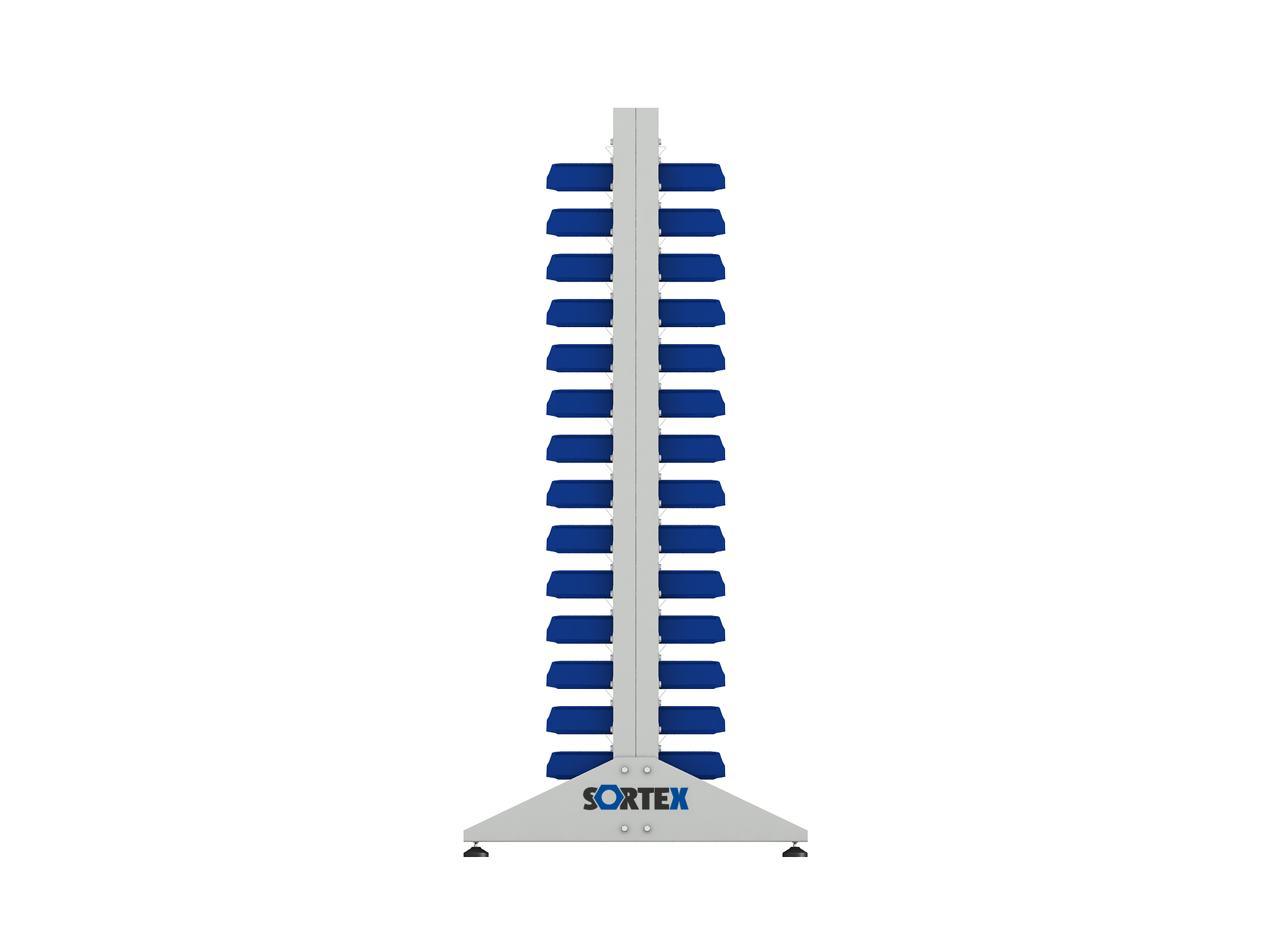 ER-00024037 Стеллаж для пластиковых лотков SORTEX двухсторонний 1800x1000x800.01