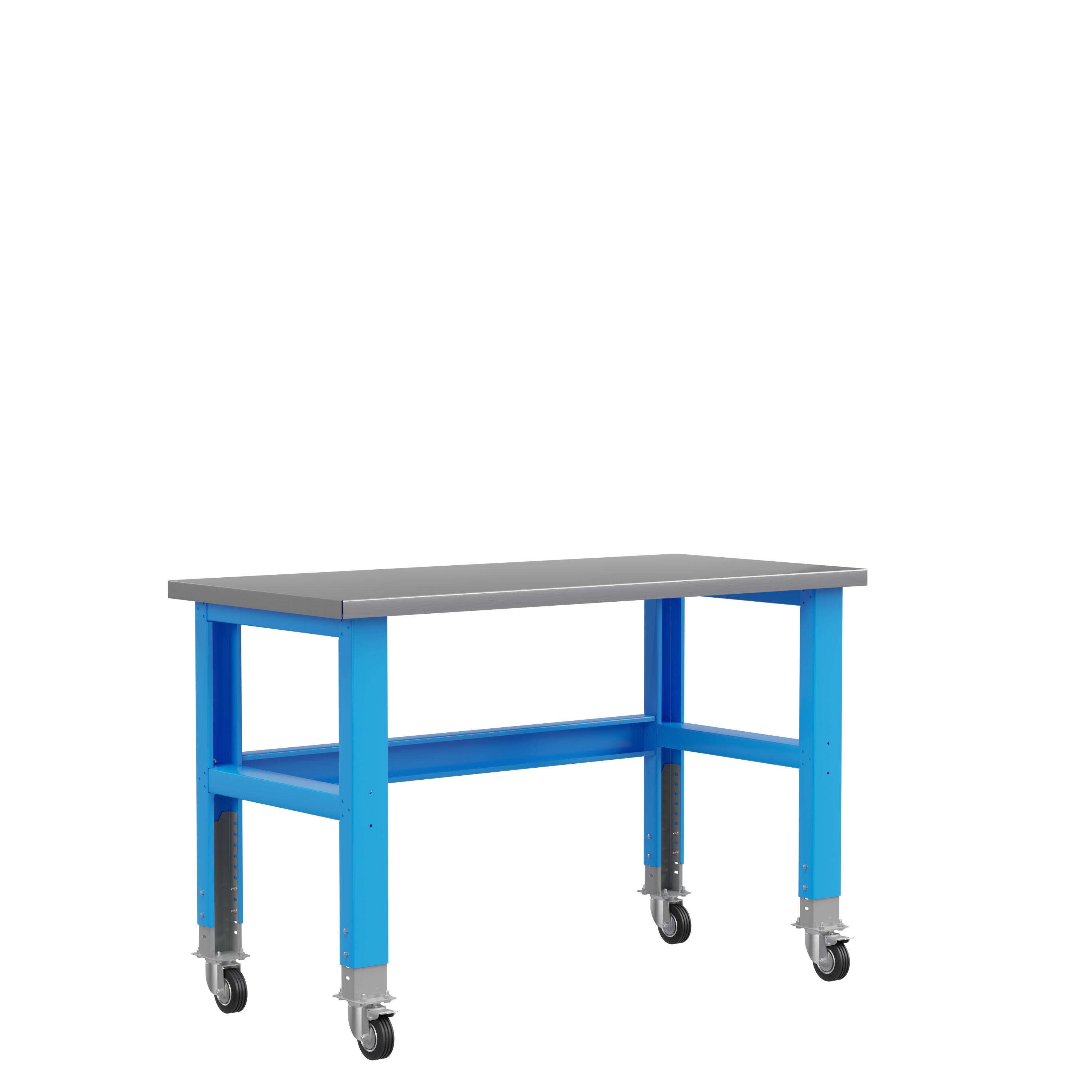 PLC 15.0-М Стол металлический на колесах 1500х700 мм