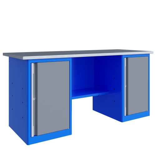 Стол-верстак слесарный двухтумбовый TNC 181.77.2