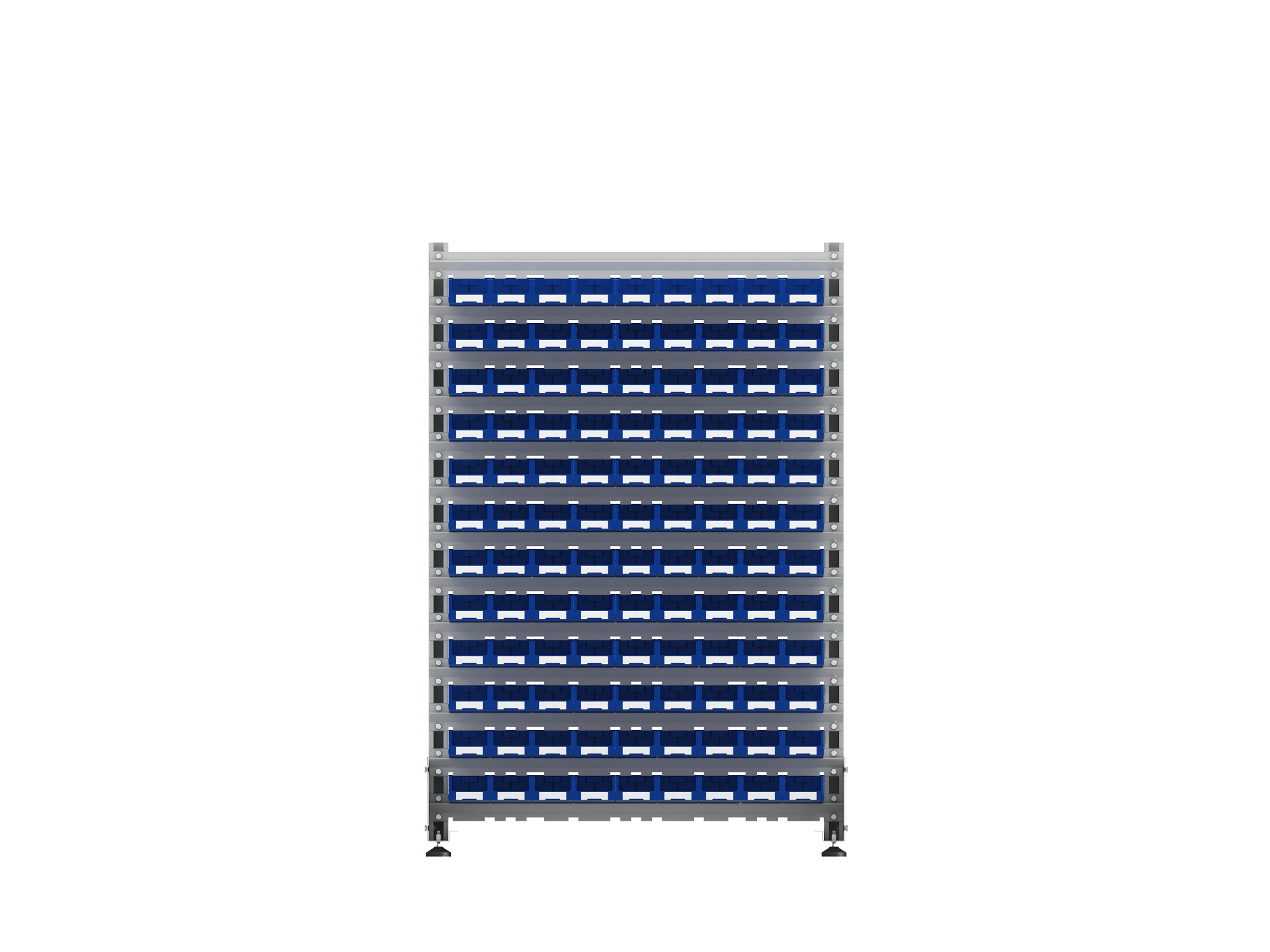 ER-00024051 Стеллаж для пластиковых лотков SORTEX односторонний 1500x1000x450.01