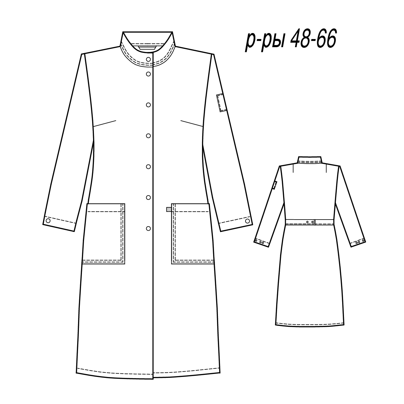 Антистатический халат Б-453