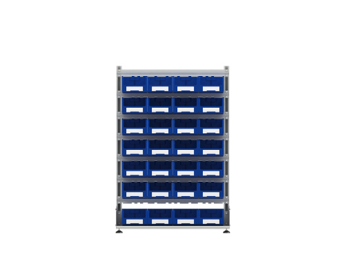 ER-00024068 Стеллаж для пластиковых лотков SORTEX односторонний 1500x1000x450.03